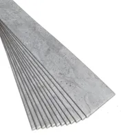 DECCART | Deckenpaneele | Dekorative Schaumstoffpaneele | Bretter Betonoptik | Set 120 x 100x16,7 cm | 20 m²