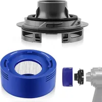 Motor-Heckabdeckung mit Heckfilter Set für Dyson V7 und V8, Staubsauger Filter Ersatz Zubehör 1 Motorabdeckung, 1 Hepa-Filter