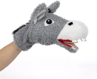 Handpuppe Esel 34 cm Grau, 23450A
