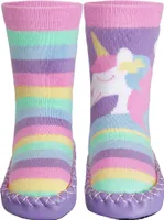 Spielschuhe - Hausschuhe für Kinder - Einhorn - Regenbogen