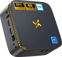 Huidun H30 Twin Lake N150 Mini PC (do 3,6 GHz), 16 GB LPDDR5, 512 GB SSD, Windows 11 Pro, 4K, Dual HDMI, Dual Gigabit Ethernet, do domu/biura