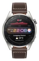 Huawei Watch 3 Pro 1,43", chytré hodinky, NFC, GPS (satelitní), AMOLED, dotykový displej, monitor srdečního tepu, sledování aktivity 24/7, vodotěsné, Bluetooth, Wi-Fi, titanově šedé
