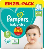 Pampers Baby Dry plienky veľkosť 5 na 12 hodín ochrana 30 kusov