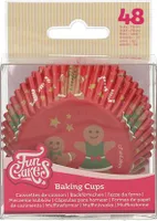FunCakes - Papierbackförmchen - Lebkuchen - 48Stk
