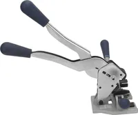 3 in 1 Manueller Stahlbandspanner Crimper Gurte Umreifungsband Werkzeug Verpackungsmaschine