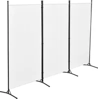 Raumteiler Teruel 3-teilig 260x176 cm Paravent Trennwand 3-tlg. Sichtschutz Stellwand Spanische Wand Weiß