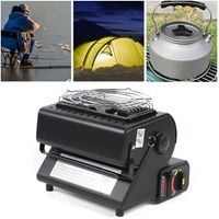 Sálavý ohřívač Camping Heating Butan Gas Outdoor Caravan Fishing Ceramic Gas Stove 1300W Heater Portable 100g/h