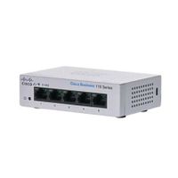 Cisco® Business CBS110-5T-D Unverwalteter Switch | 5 GE-Ports | Desktop | Externer Stromversorger | Eingeschränkter lebenslanger Schutz (CBS110-5T-D)