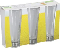 Pilsglas 3 Stück Pilsglas Trinkglas Set 0,3L Wasserglas 7,9x17,5cm