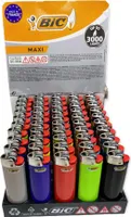 BIC Maxi J26 Originál Zapalovače | 50 ks | Dětská Pojistka | Barevný Mix
