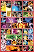 POKEMON - Plagát Maxi 91,5x61 - Pohyby