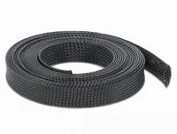 DELOCK Geflechtschlauch dehnbar 5 m x 19 mm schwarz