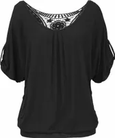 LASCANA Strandshirt schwarz Größe 48/50