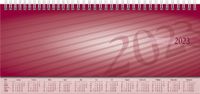 rido idé Tischkalender "Sequenz" 2023 297 x 105 mm bordeaux