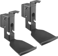 2 x Wandhalter für SONOS PLAY 5 Generation 2 Lautsprecher Boxen Halter Wandhalterungen Halterung Schwarz ARLI