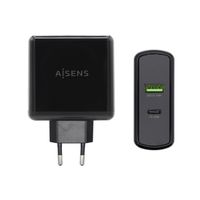 AISENS ASCH-2PD30QC-BK, Drinnen, AC, 20 V, Schwarz