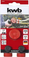 kwb Kombi-Pumpe P60 Bohrmaschinen-Pumpe 3000 l/h, selbstansaugend, Gewinde-Anschluss R 3/4'', f. Schlauch-Adapter 44593 und 44654 Zoll,  Germany