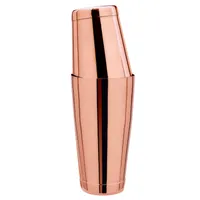 TIN on TIN Shaker z nerezovej ocele - medený vzhľad 28oz/18oz
