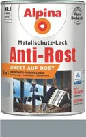 Alpina Metallschutz-Lack Anti-Rost 750 ml hellgrau glänzend