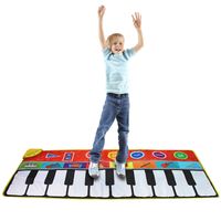 Baby Klavier Matte Musical  Teppich 100x36 CM Musik Klaviertastatur Z5H4