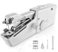 Nähmaschine Mini Elektrische Tragbare Handnähmaschine Einfach Bedienen Mini-Nähmaschine Handheld Nähen Reise-Nähset Nähset Hand Sewing Machine Retoo