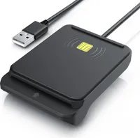CSL Speicherkartenleser, USB SmartCard Reader / Chipkartenleser, NFC & Kartenslot, Cardreader, Kartenlesegerät, kompatibel mit Mac OS X & Windows 7-11