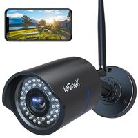 ieGeek 1080P Überwachungskamera Aussen WLAN mit 25m Nachtsicht, Outdoor Camera WLAN 2MP mit Smarte Bewegungserkennung und Push-Benachrichtigungen ONVIF IP66