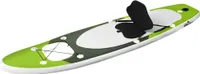vidaXL SUP-Board-Set Aufblasbar Grün 300x76x10 cm
