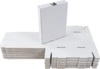 BURI 50 Kartons 185x135x35 Versandkarton Faltkarton Großbrief Pappkarton Warensendung