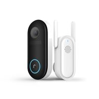 IMILAB Video Türklingel mit Kamera, 2.5K HD Kabellose Doorbell Funktioniert mit Alexa&Google, PIR Personenerkennung, Nachtsicht, 2-Wege-Audio, Unterstützt SD