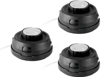 3x Universal Trimmerkopf / Fadenkopf / Spulenkopf mit M10 Linksgewinde für die meisten Rasenmäher Rasentrimmer