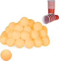 relaxdays Beer Pong Bälle orange