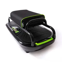 Donnerberg Set Vibrationsplatte Sport MP-999 und Sportsitz Dein Fitnesstrainer für zu Hause Ganzkörpertraining 3d- Mikro- wippende Vibration free App