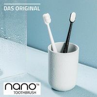 NANO Toothbrush [2erSet] Nano Zahnbürste 20.000 Borsten Ultra Fein Weich