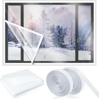 VINGO- 1x10m Isolierfolie Fenster Wärmefolie Wärmedämmung Silber Doppelte  Alu-Luftpolsterfolie