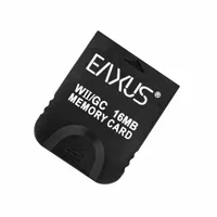 Eaxus® GameCube / NGC + Wii Memory Card 16MB. Speicherkarte für Ihre Konsole & Games. Zum Speichern Ihrer Spielstände