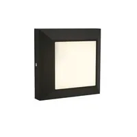 LUTEC Helena LED Aussenwandleuchte Warmweiss 4,5W IP54 matt-schwarz