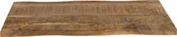 Tischplatte Baumkante Mango massiv 100 x 40 cm CURTIS