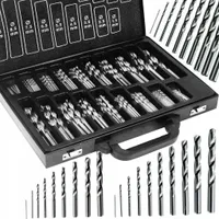 LUXTOM | Metallbohrer Set, 170-teilig, 1-10mm, Metallbohrersortiment, HSS geschliffen, Handbohrmaschine, Spiralbohrer, Schnellarbeitsstahl