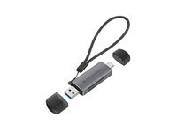 Conceptronic BIAN05G 2-in-1 Dual Plug Kartenleser USB 3.0, SD/MicroSD 3.0, UHS-I