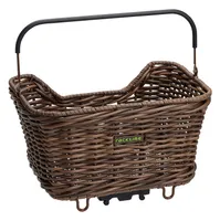 Racktime košík na bicykel Baskit Willow prírodný vŕbový vzhľad hnedý,  s malými chybami