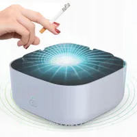 In 1 Multifunktions-Aschenbecher rauchlos tragbarer Aschenbecher mit Filter Rauch  Aschenbecher Deodorant Luftreiniger USB Wiederaufladbare Smart Aschenbecher