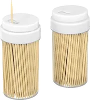 Zahnstocher in 2 Spenderdosen 2 x 100 Stück