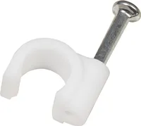 Kabelschelle McPower, 6mm, 100er-Pack, weiß