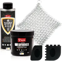 BBQ-Toro 5-teiliges Dutch Oven Zubehör Set mit Dopfheld, Dopfwunder, Grill Schaber und Ringreiniger