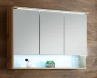 BEST Spiegelschrank inkl. LED-Beleuchtung Wildeiche