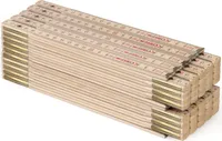 Zollstock Metrie Perfekt 10 - 2m natur a 10 Stück