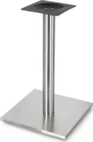 Melko Tischsäule Möbelbein Edelstahl Kufe Boxenständer - 1x Tischsäule Eckfuß