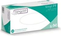 Bingold Vinyl 45Plus transparent Gr. L 100 Stück