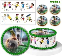 Fußballplatz Fußball Tortenaufleger Torte Tortenbild Fototorte Zuckerbild Game Premium 0,6 cm (M49)